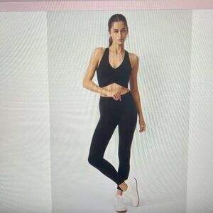 Alo 7/8 High Waisted Airbrush  Yoga Leggings - Black (RN #87370)